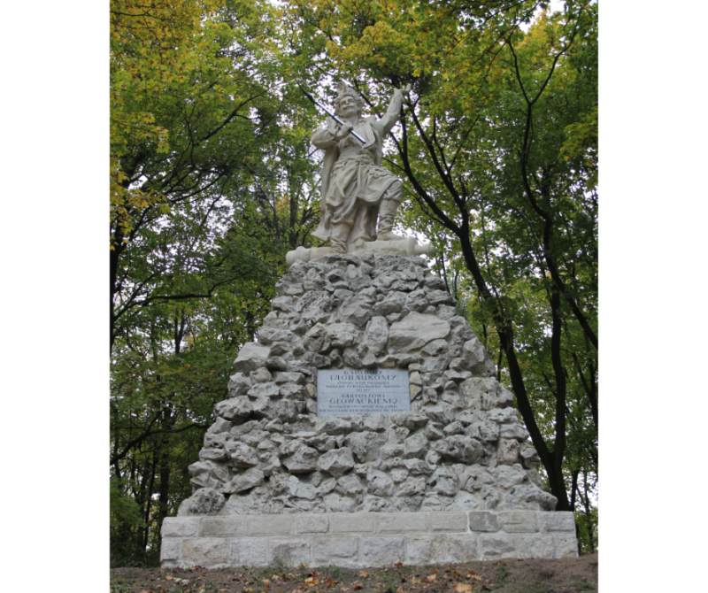 Otwórz galerię (8 fotografii) Kamienny pomnik Bartosza Głowackiego